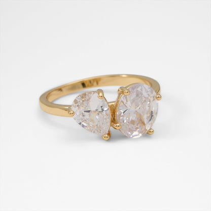 Meandyou - Gold/Clear Multi - square image